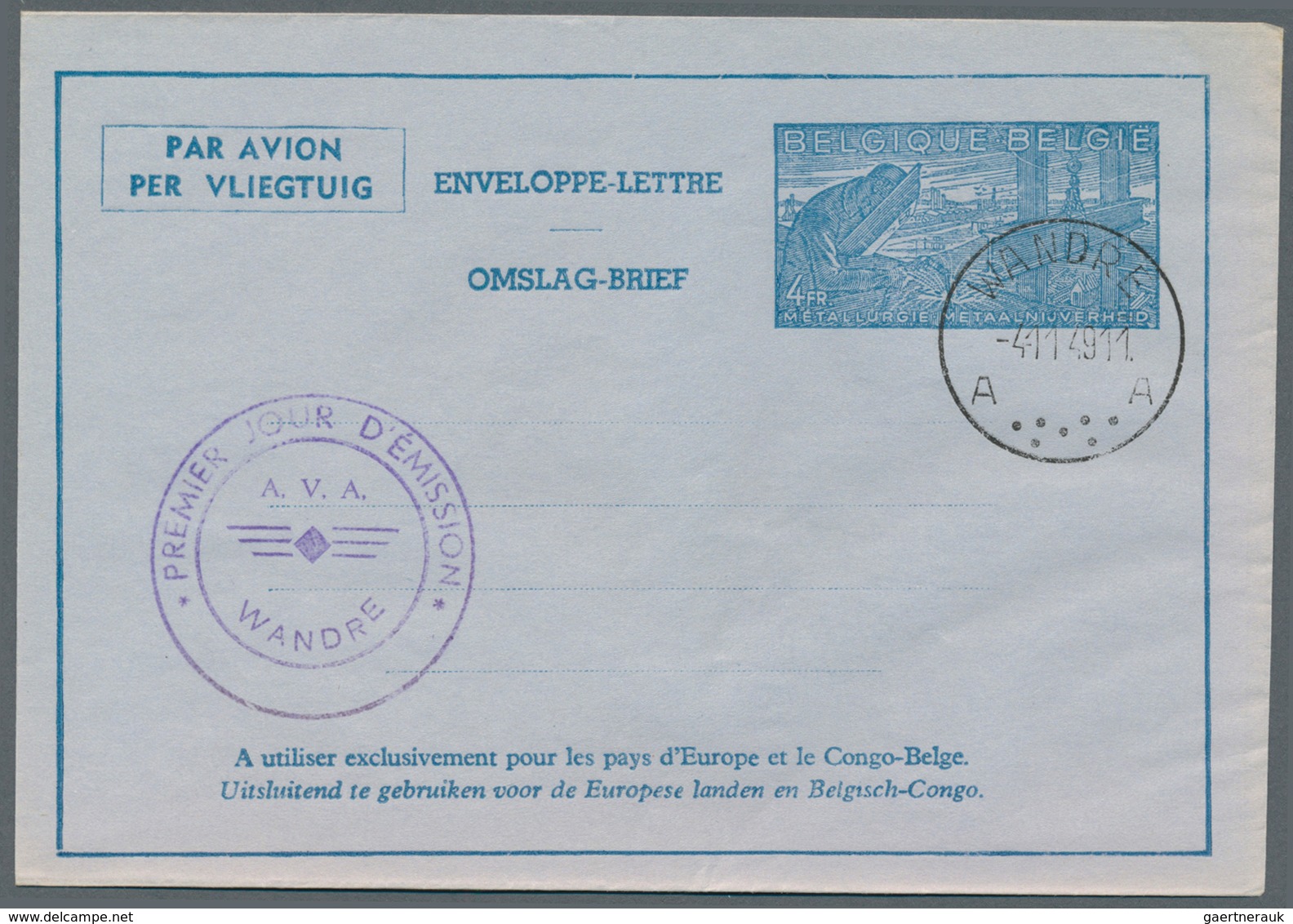 Belgien - Ganzsachen: 1948/1995 (ca.), AEROGRAMMES: Accumulation With About 1.500 Unused And Used/CT - Autres & Non Classés