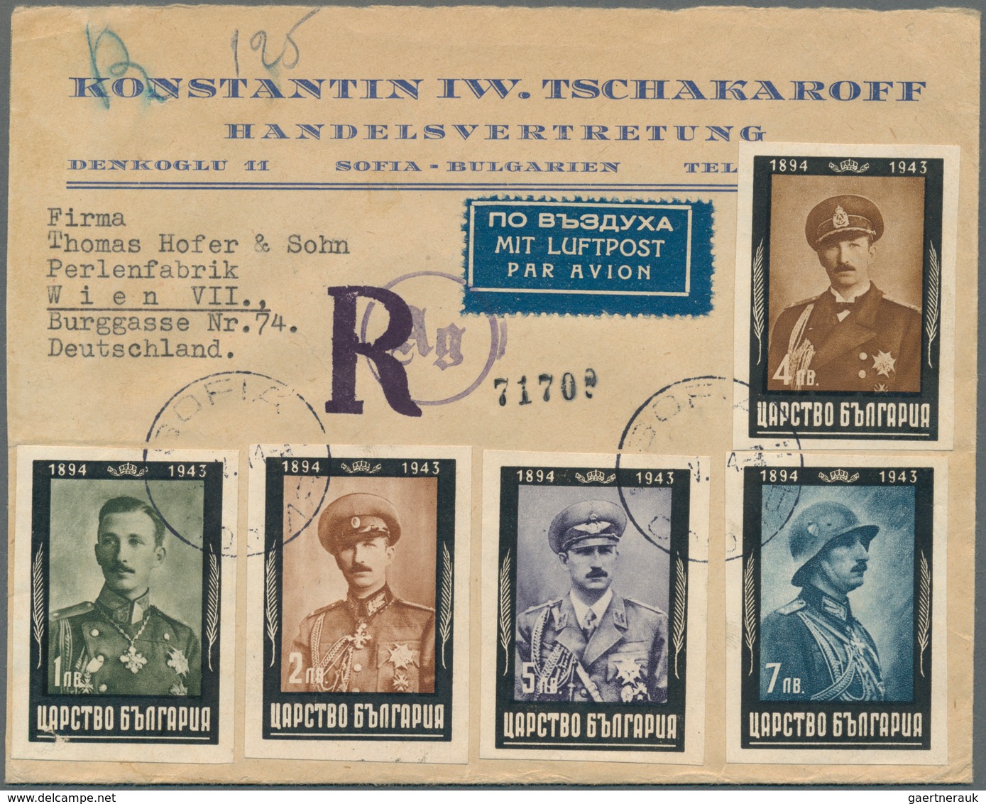 Bulgarien: 1938/1944, Lot Of Apprx. 95 Philatelic Covers/cards, Comprising Many Attractive Entires, - Neufs