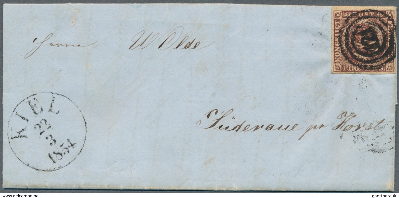 Dänemark: 1835/1969, Sammlung Von Insgesamt Ca. 110 Belegen Und Einigen Losen Marken, Angefangen Mit - Neufs