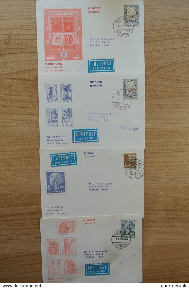 Dänemark: 1900-1980. Wonderful variety of covers and first day covers, also announcement sheets of t