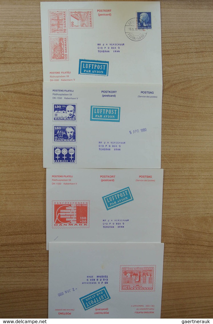 Dänemark: 1900-1980. Wonderful variety of covers and first day covers, also announcement sheets of t