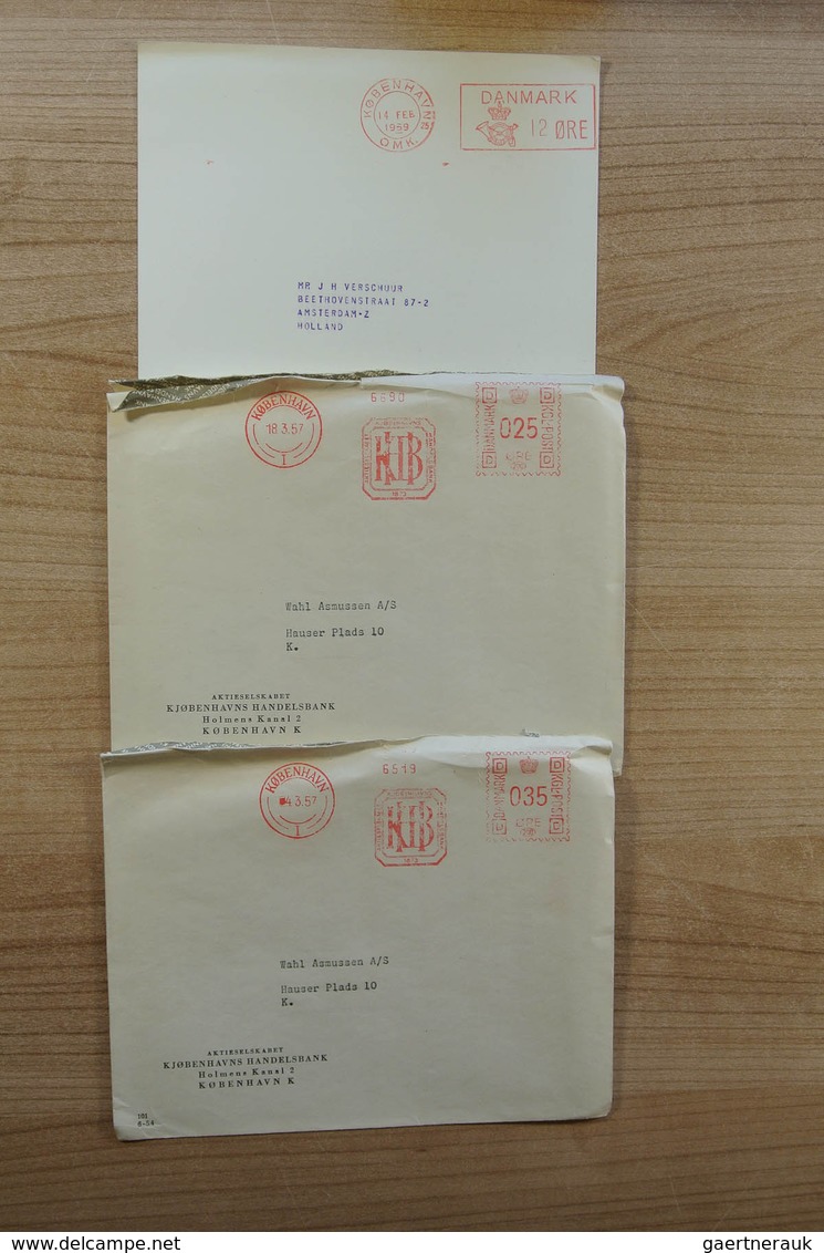 Dänemark: 1900-1980. Wonderful variety of covers and first day covers, also announcement sheets of t