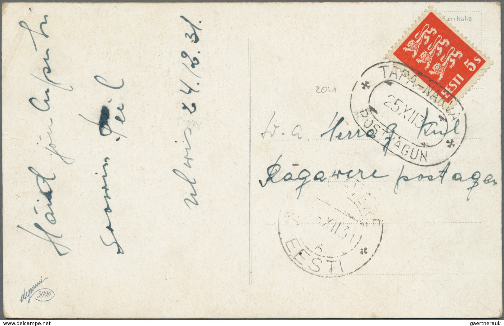 Estland: 1923/1940, Nine Better Covers And Cards Including 4 Train Post Offices , 2 Fdc And Also 6 S - Estonie