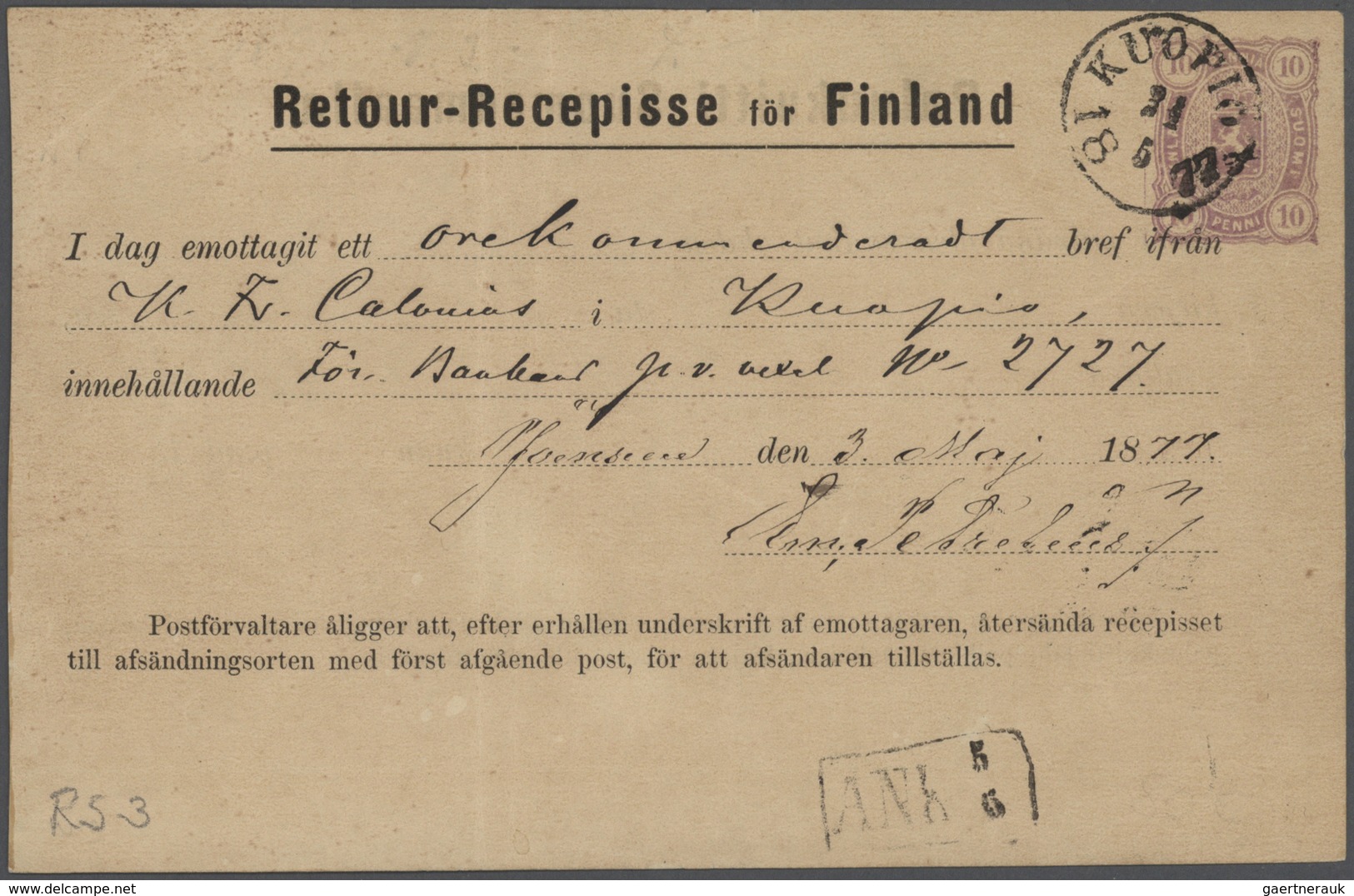 Finnland - Ganzsachen: 1874/1940, lot of ca. 50 used postal stationery postcards and covers with man