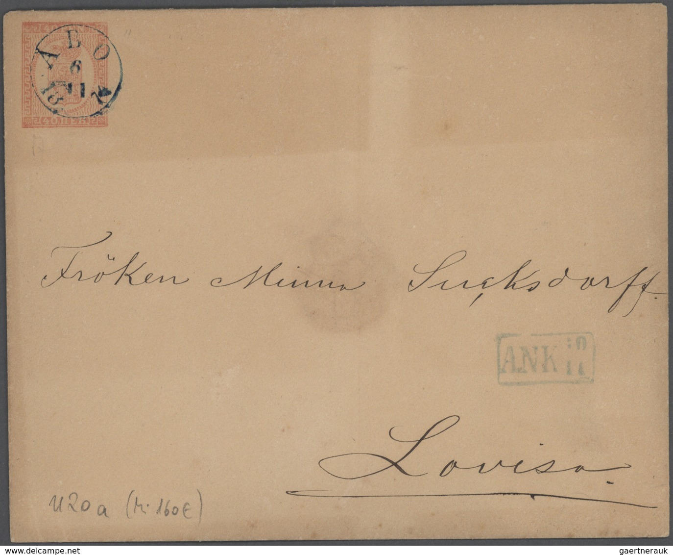 Finnland - Ganzsachen: 1874/1940, lot of ca. 50 used postal stationery postcards and covers with man