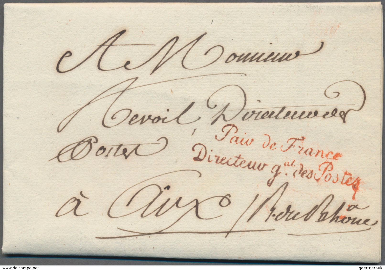 Frankreich - Vorphilatelie: 1720/1870 (ca.), Enormous Accumulation Of Apprx. 1.000 (roughly Estimate - Autres & Non Classés