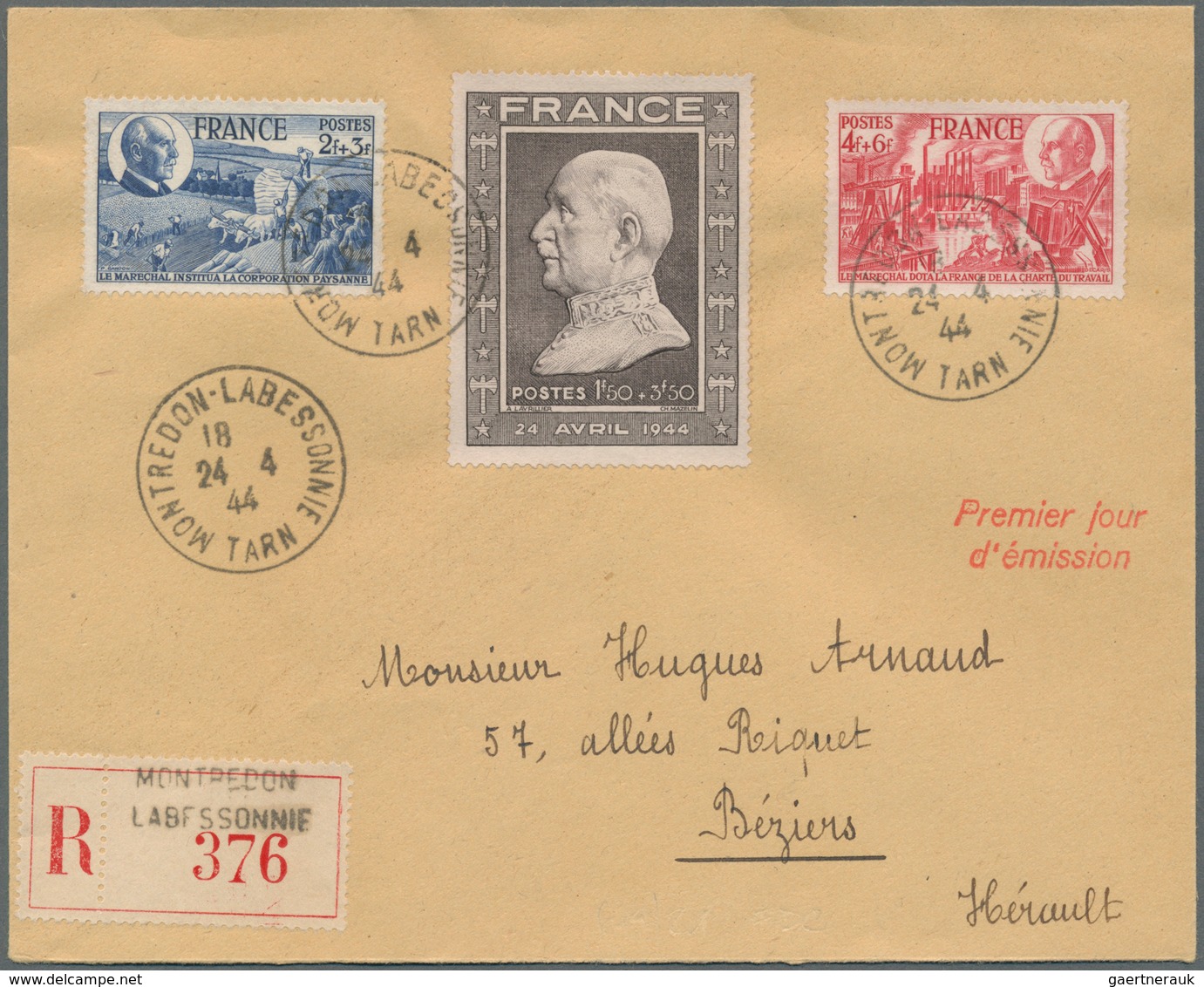 Frankreich: 1771/1944, Lot Of 17 Entires (plus A Large Fragment With Pair Postage Dues 15c. Black), - Sonstige & Ohne Zuordnung
