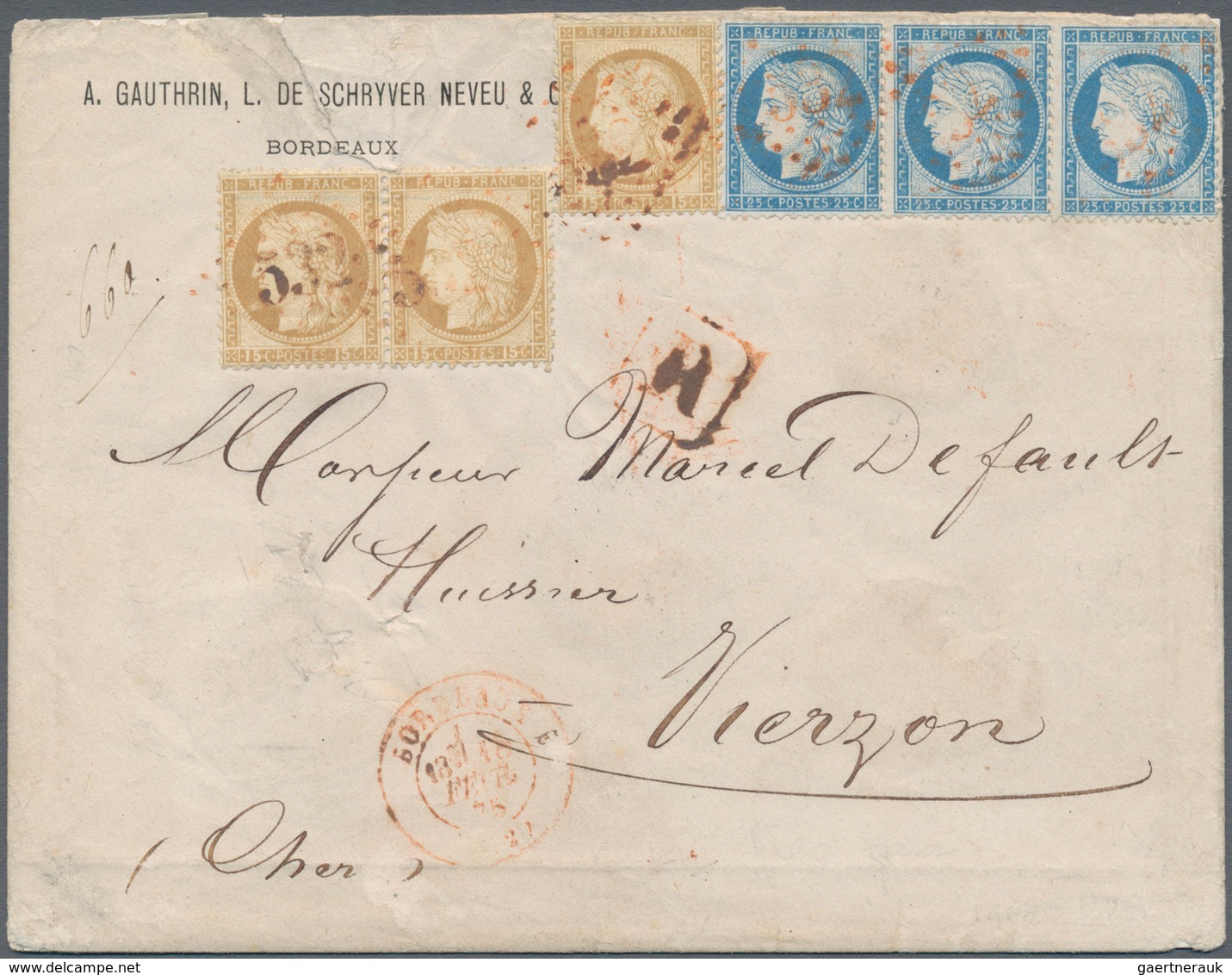 Frankreich: 1849-1870's "FRENCH POSTAL HISTORY": Collection Of More Than 30 Special, Attractive, Sca - Otros & Sin Clasificación