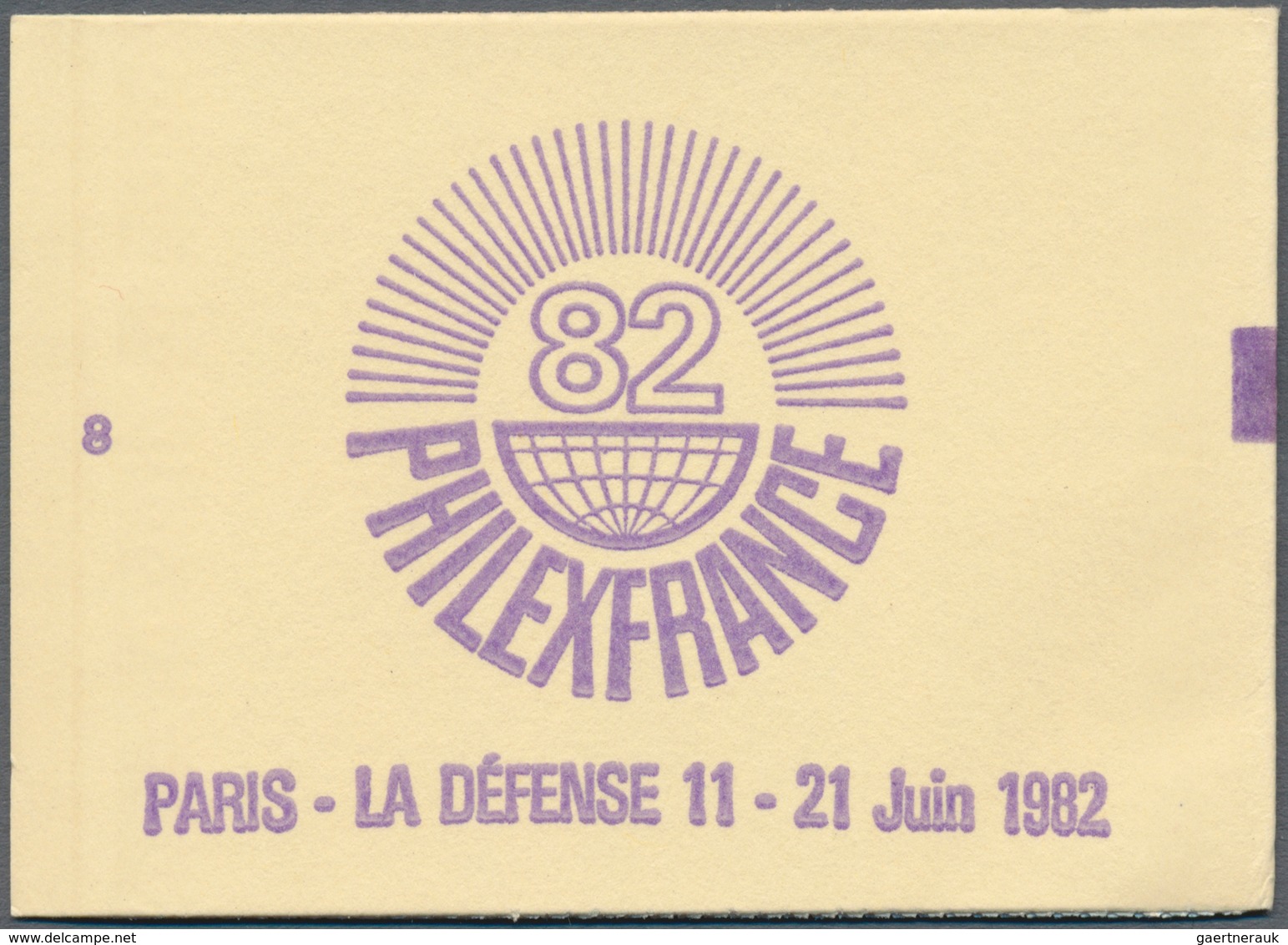 Frankreich - Markenheftchen: 1982, Sabine 24fr. Booklet For Philexfrance‘82 With 20 Stamps At 1.20fr - Autres & Non Classés