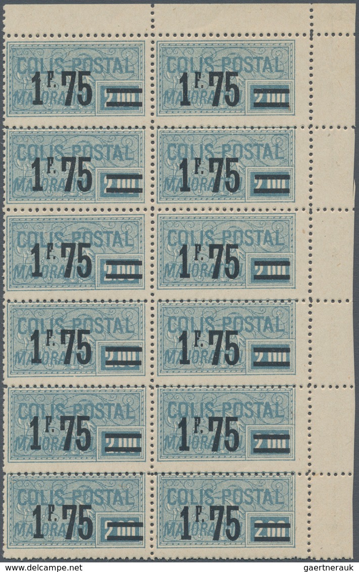 Frankreich - Postpaketmarken: 1926, Colis Postal (Majoration) 2.00fr. Blue Surcharged ‚1 F. 75‘ In A - Otros & Sin Clasificación