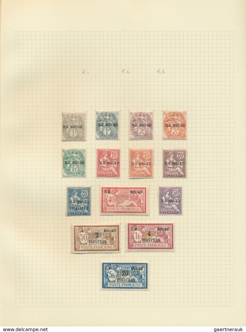 Französische Post In Der Levante: 1902/1931, Levant/Rouad/Syria/Grand Liban, Mint Collection On Albu - Otros & Sin Clasificación