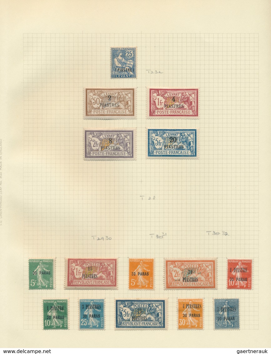 Französische Post In Der Levante: 1902/1931, Levant/Rouad/Syria/Grand Liban, Mint Collection On Albu - Otros & Sin Clasificación