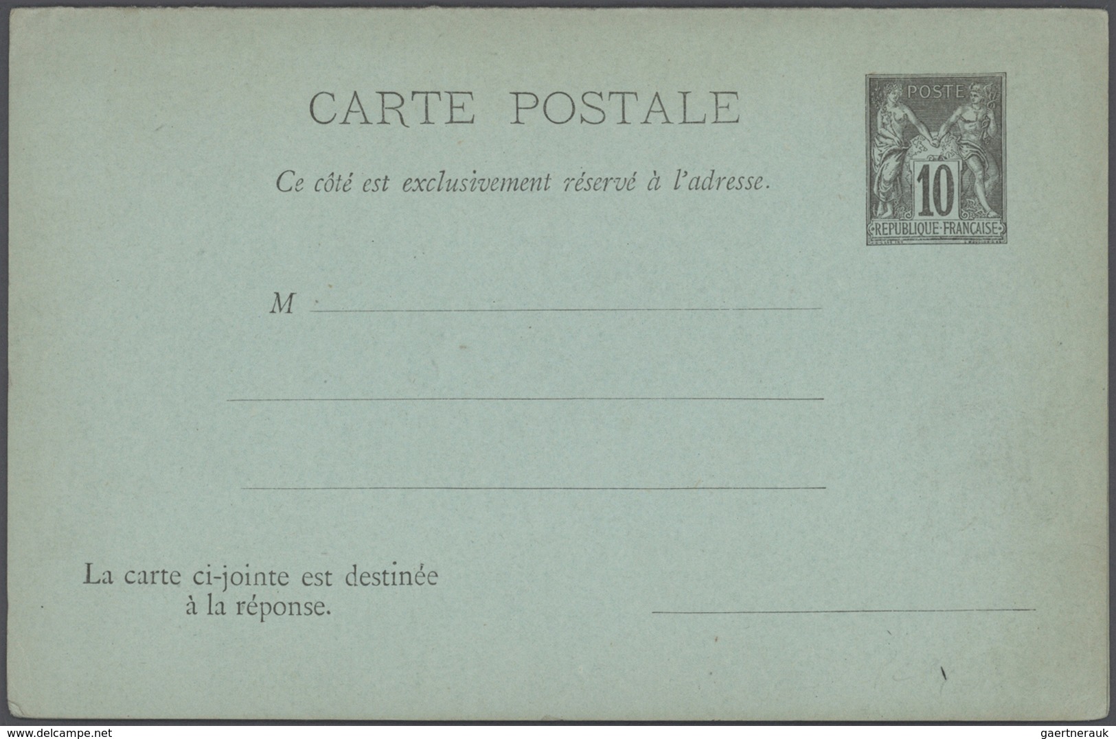 Frankreich - Ganzsachen: 1880/1901, Type Sage, Accumulation Of Apprx. 168 Stationeries (cards, Doubl - Autres & Non Classés