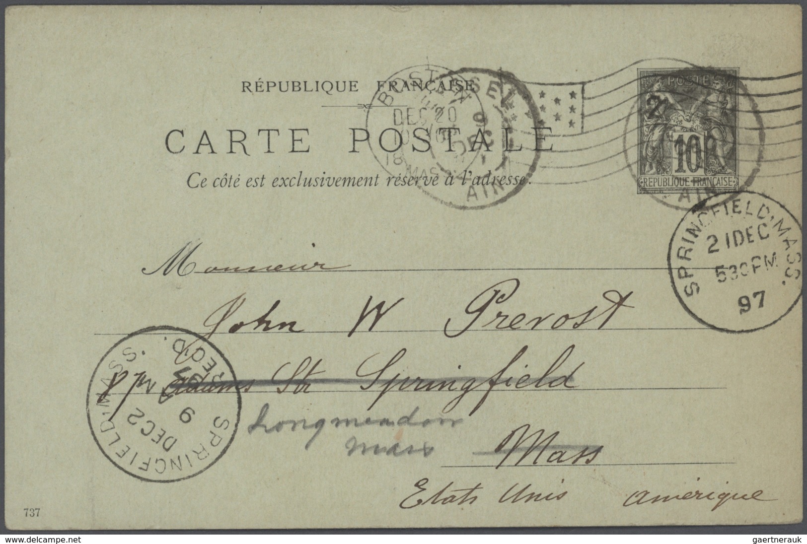 Frankreich - Ganzsachen: 1880/1901, Type Sage, accumulation of apprx. 168 stationeries (cards, doubl