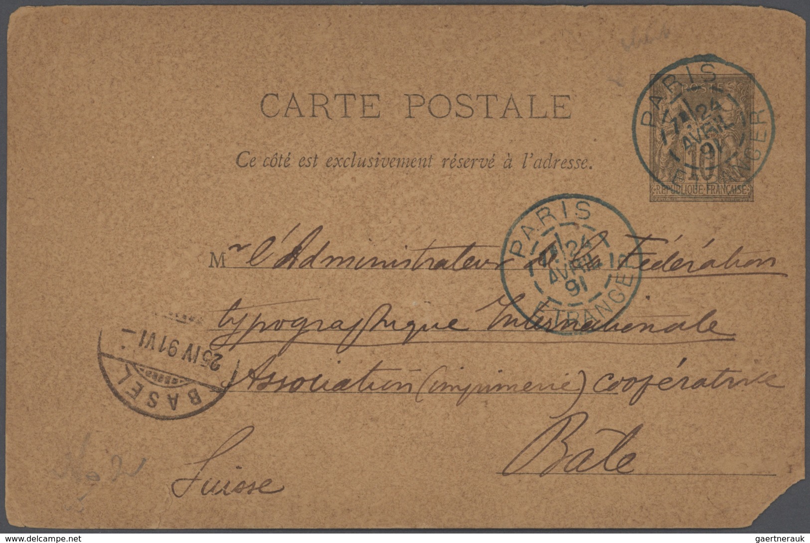 Frankreich - Ganzsachen: 1880/1901, Type Sage, accumulation of apprx. 168 stationeries (cards, doubl