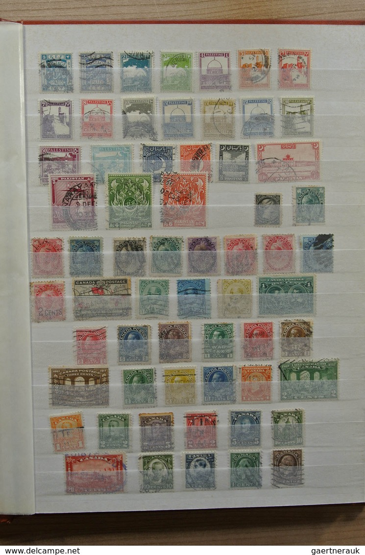 Grossbritannien und Kolonien: Extensive MNH, mint hinged but mostly used lot Great Britain and colon