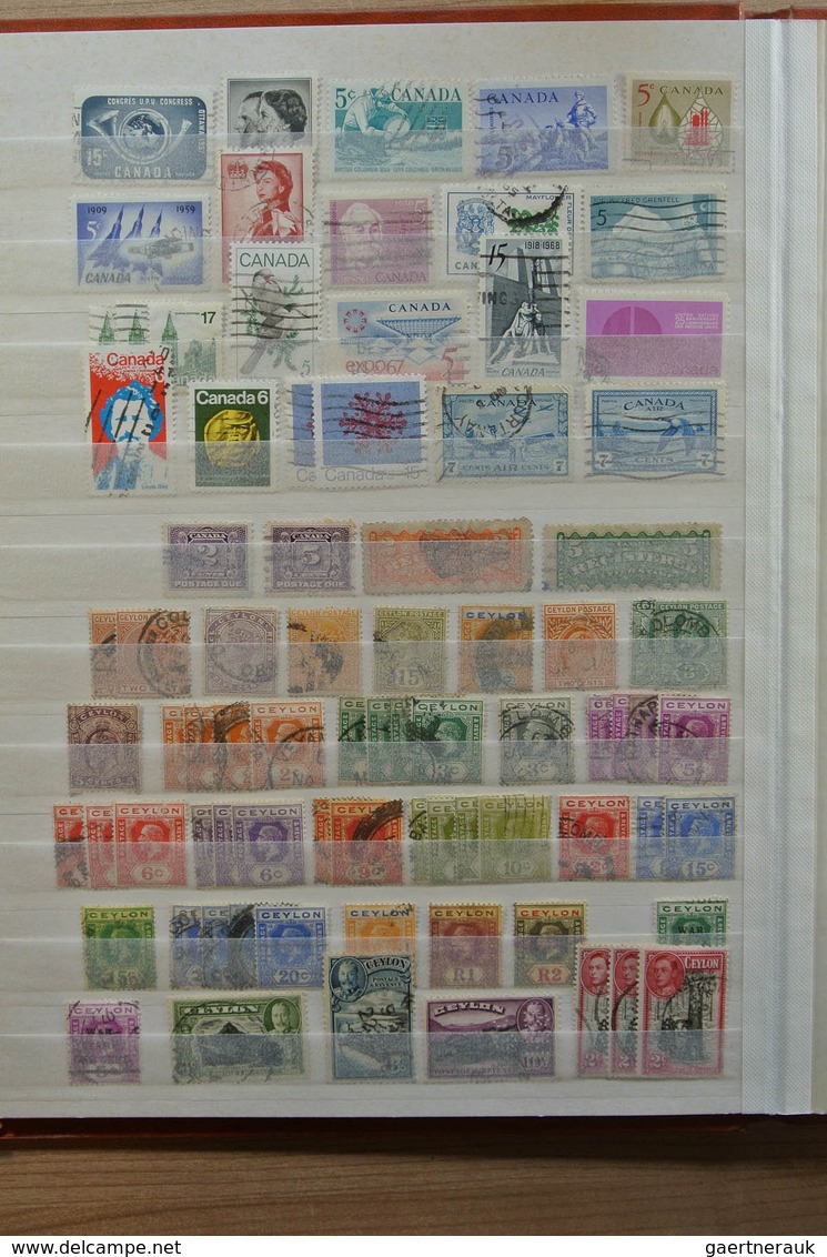 Grossbritannien und Kolonien: Extensive MNH, mint hinged but mostly used lot Great Britain and colon