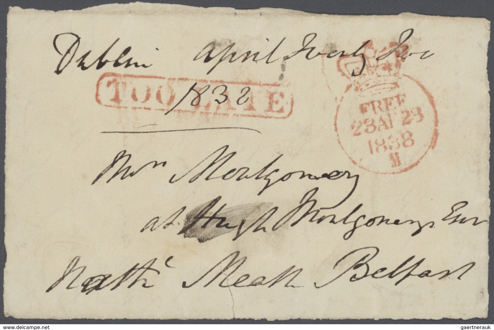 Großbritannien - Vorphilatelie: 1838/1839, HOUSE OF COMMONS, Collection Of 120 Fronts Of Covers Ex 1 - ...-1840 Prephilately