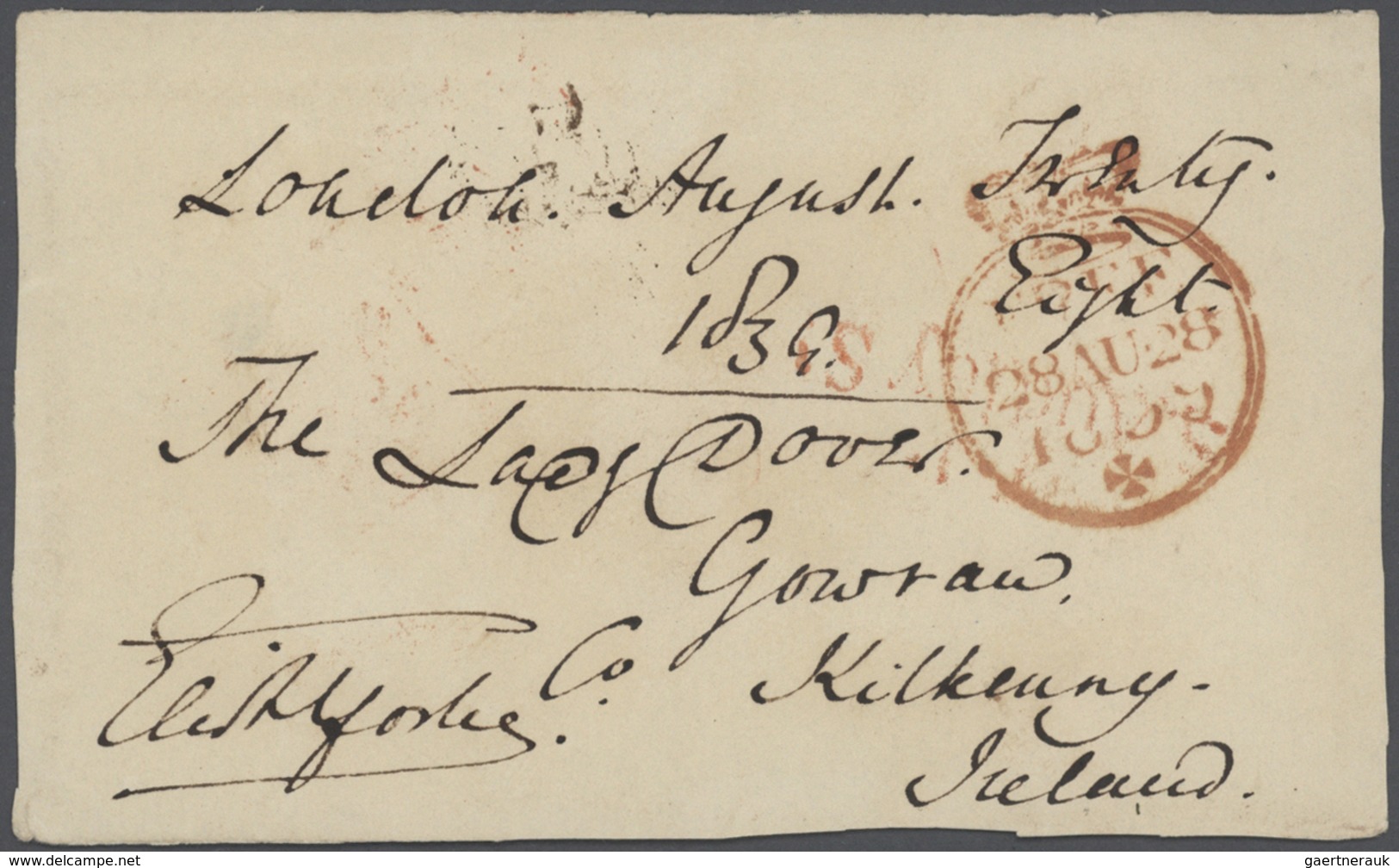 Großbritannien - Vorphilatelie: 1838/1839, HOUSE OF COMMONS, Collection Of 120 Fronts Of Covers Ex 1 - ...-1840 Préphilatélie