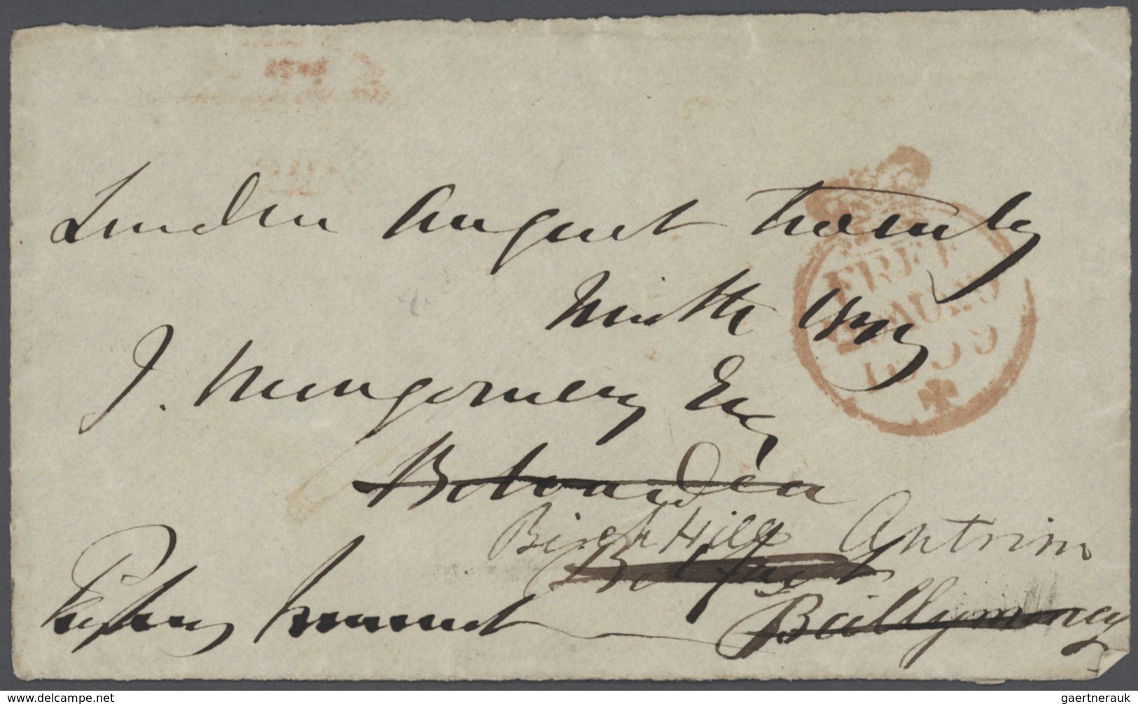 Großbritannien - Vorphilatelie: 1838/1839, HOUSE OF COMMONS, Collection Of 120 Fronts Of Covers Ex 1 - ...-1840 Préphilatélie