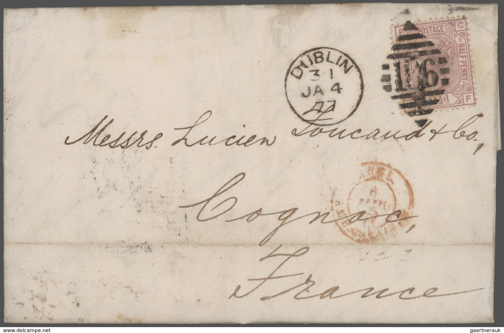 Großbritannien: 1836/1946: 77 Better Covers And Postal Stationeries Including Pre-philatelic, Used A - Otros & Sin Clasificación