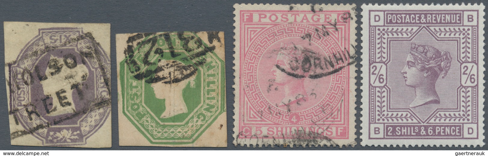 Großbritannien: 1840/1890 (ca.), Valuable Accumulation Of Mainly QV Issues (plus Some Following Peri - Autres & Non Classés