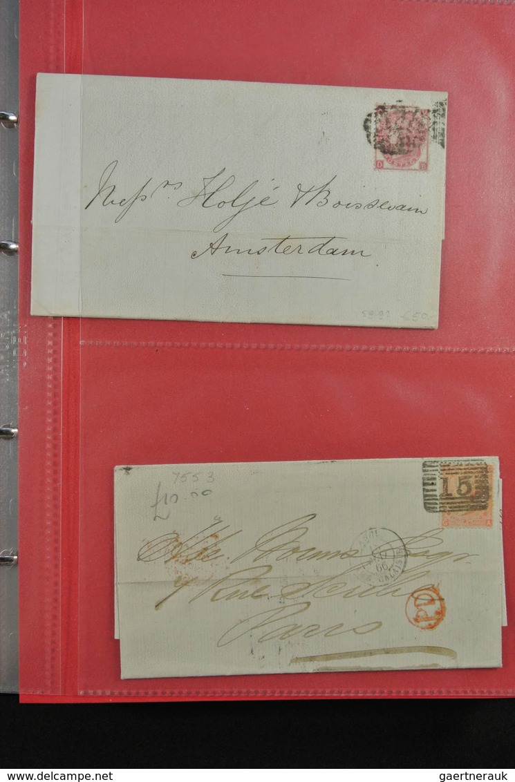 Großbritannien: 1840/1902: Great collection of single frankings, mainly in very fresh and wonderful