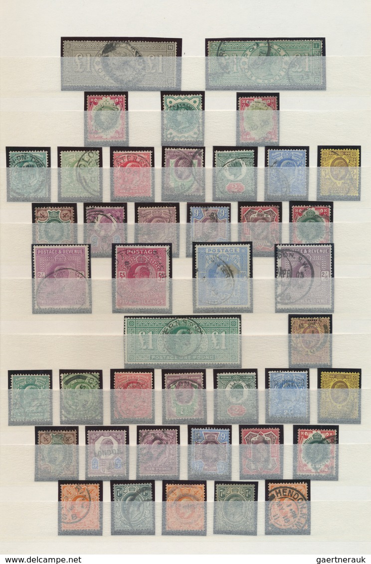 Großbritannien: 1840/1910, GB/British Europe, Used And Mint Collection On Stockpages, Varied Conditi - Autres & Non Classés