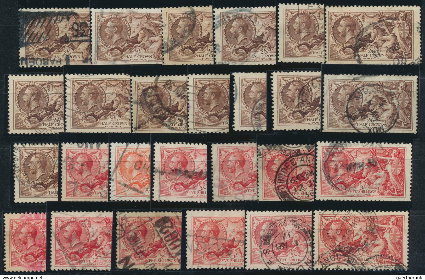 Großbritannien: 1840/1940 (ca.), Mainly Used Lot On Stockcards With Main Value In The QV Issues Incl - Autres & Non Classés