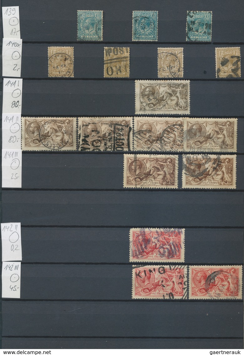 Großbritannien: 1840/1964, mainly used accumulation/collection in a stockbook, varied condition, fro