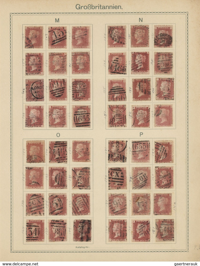 Großbritannien: 1840/1987, Comprehensive And Specialised Collection In An Ancient Album, Showing An - Autres & Non Classés