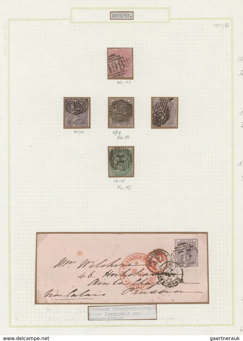 Großbritannien: 1840-Modern: Collection Of Mint And Used Stamps Plus Covers In Two Binders Plus Addi - Otros & Sin Clasificación