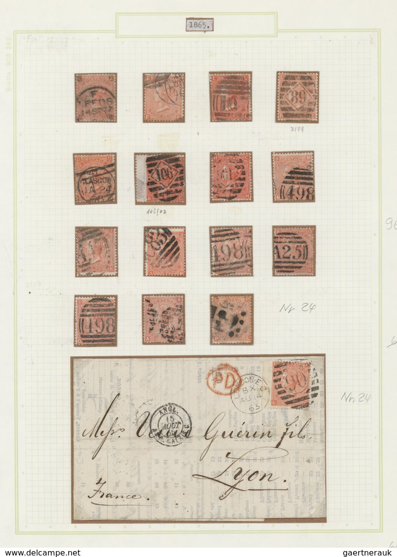 Großbritannien: 1840-Modern: Collection Of Mint And Used Stamps Plus Covers In Two Binders Plus Addi - Otros & Sin Clasificación