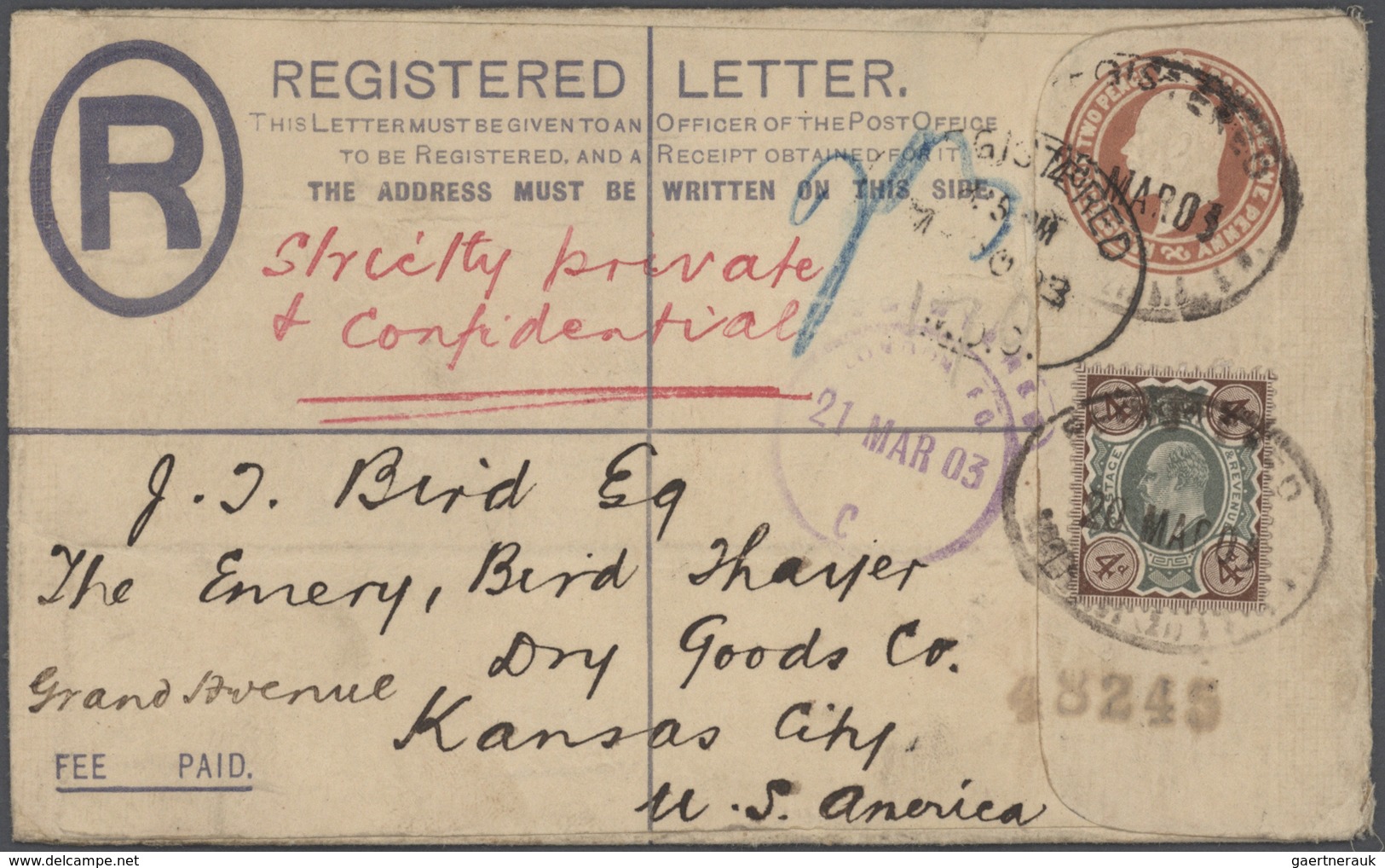 Großbritannien: 1840's-Modern: About 300-400 Covers, Postcards, Postal Stationery Items Etc., From F - Autres & Non Classés