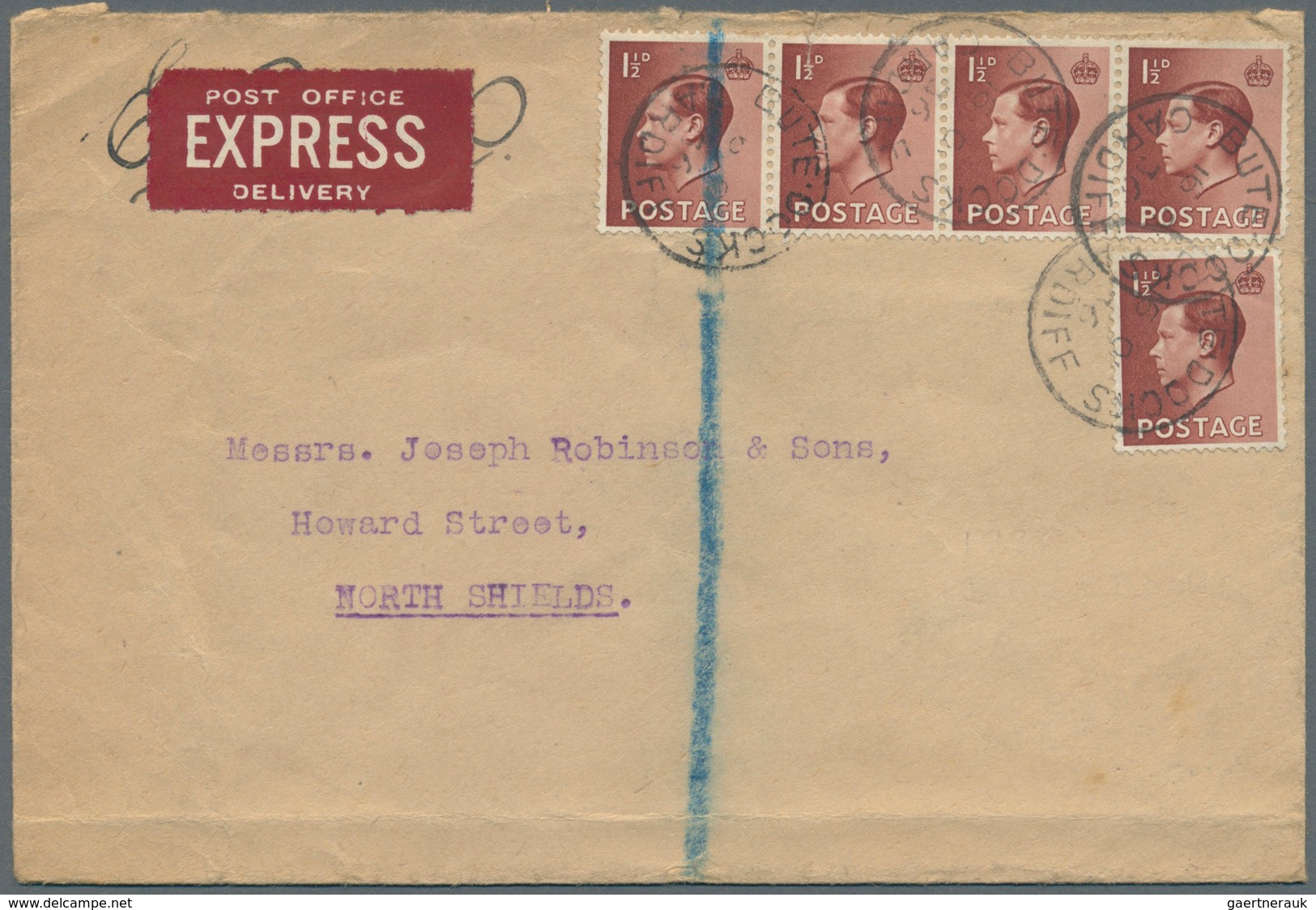 Großbritannien: 1936/1942, EDWARD VIII, Lot Of 18 Covers/cards, Mainly Airmail To Overseas, One F.d. - Autres & Non Classés