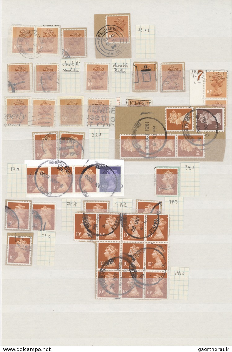 Großbritannien - Machin: 1952/2000 (ca.), Comprehensive Accumulation Of The QEII Definitives, Neatly - Série 'Machin'