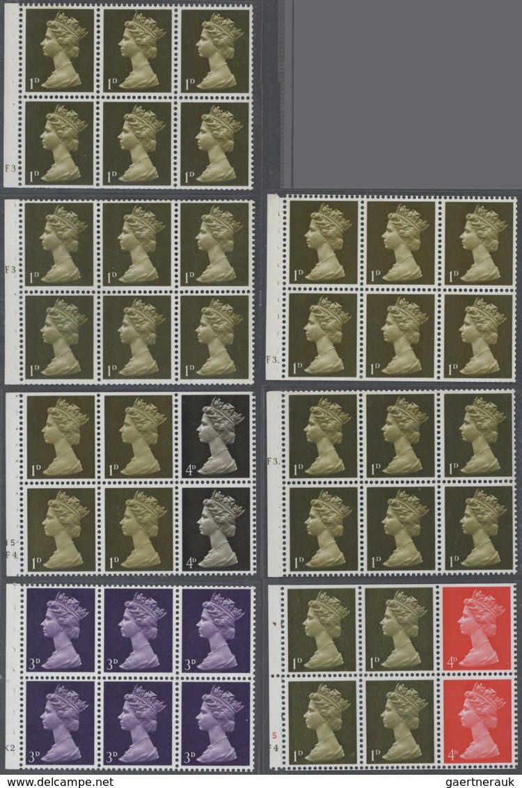 Großbritannien - Machin: 1967/1968, Pre-decimal Issues, U/m Collection Of 43 Booklet Panes With CYLI - Série 'Machin'