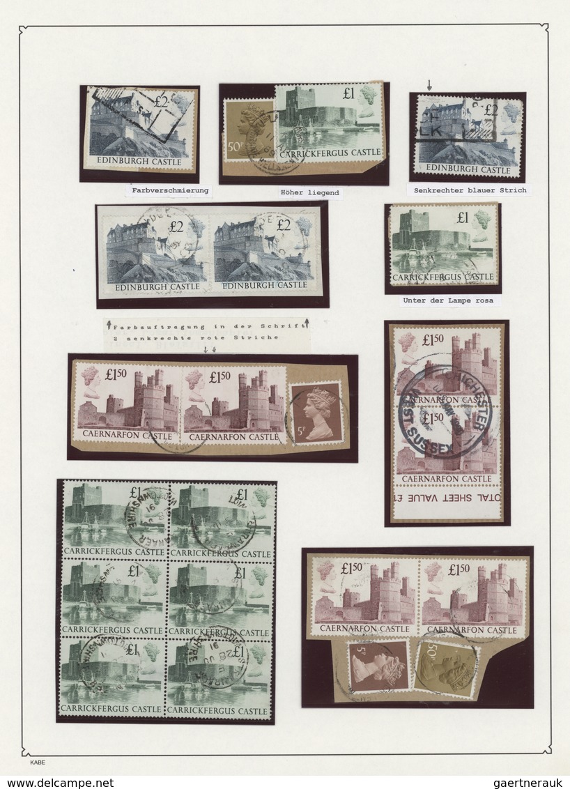 Großbritannien - Machin: 1973/2000 (ca.), Comprehensive Collection Of The Definitives Machins/Castle - Série 'Machin'