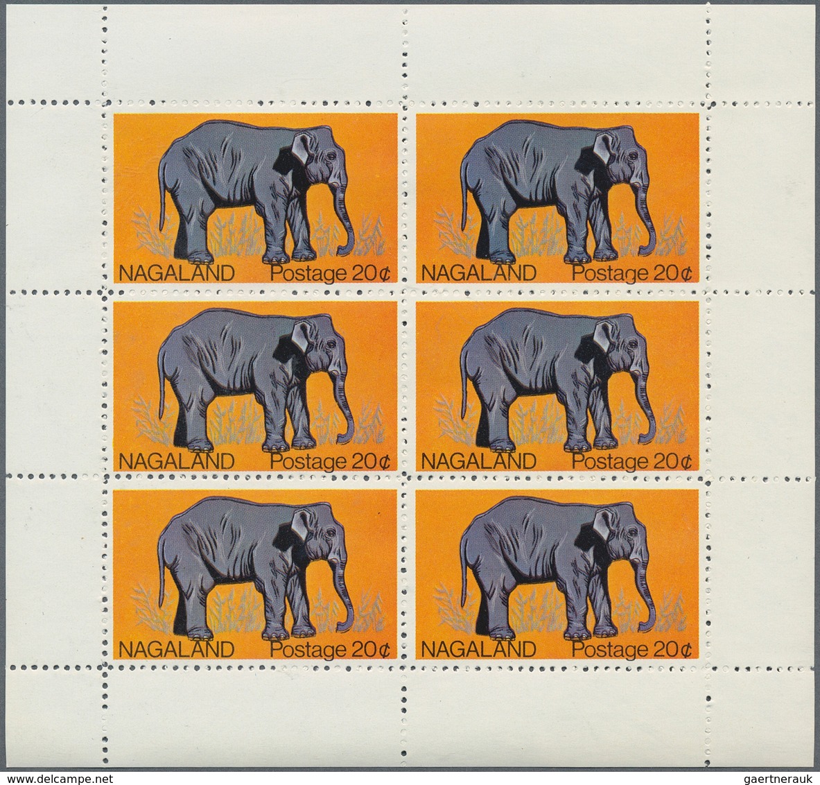 Großbritannien - Regionalmarken: NAGALAND: 1965/1975 (ca.), Accumulation With Several Hundreds Of Sh - Non Classés
