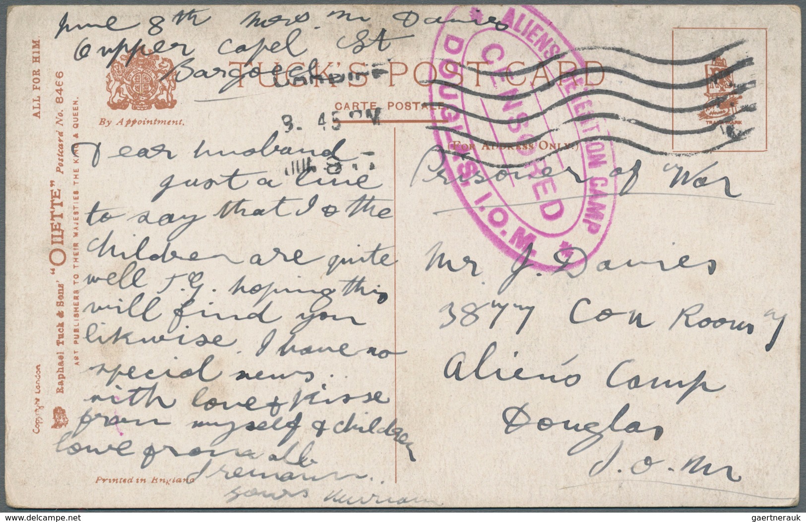 Großbritannien - Isle Of Man: 1852/1937: Very Fine Lot Of 39 Village Postmarks On Envelopes, Picture - Isla De Man