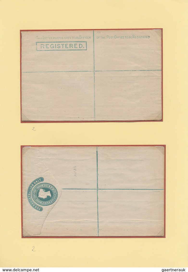 Großbritannien - Ganzsachen: 1878/1982, REGISTERED ENVELOPES, Deeply Specialised And Comprehensive C - Otros & Sin Clasificación