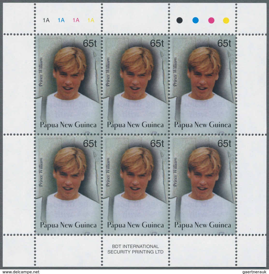 Großbritannien - Besonderheiten: 2003. Lot Of 4,800 Stamps "65t Prince William - Wearing White Shirt - Autres & Non Classés