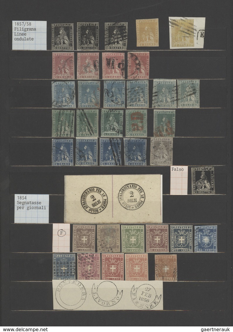 Altitalien: 1851/1900: Italian States Incl. Lombardo-Veneto, San Marino And Kingdom Up To 1900. Grea - Colecciones