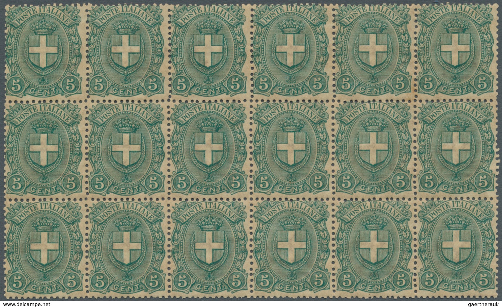 Italien: 1889/1935, U/m Accumulation Mainly Within (large) Units/sheets. Sass. 28.590,- € (price For - Neufs