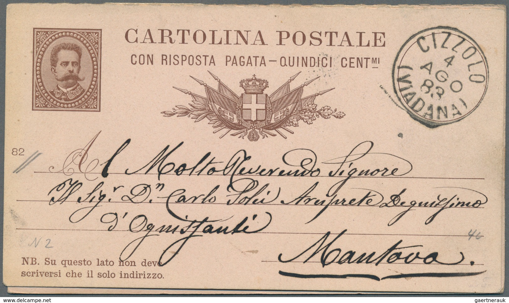 Italien - Ganzsachen: 1877/1934, Lot Of More Than 70 Used And Unused Stationeries, Mainly Cards, Inc - Entiers Postaux