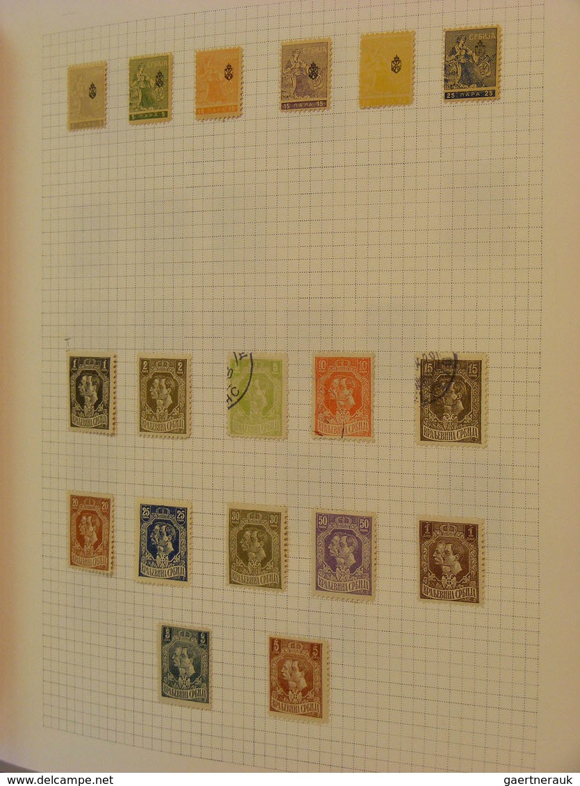 Jugoslawien: 1866/1957: Neat mint & used collection of Yugoslavia in one album starting with section