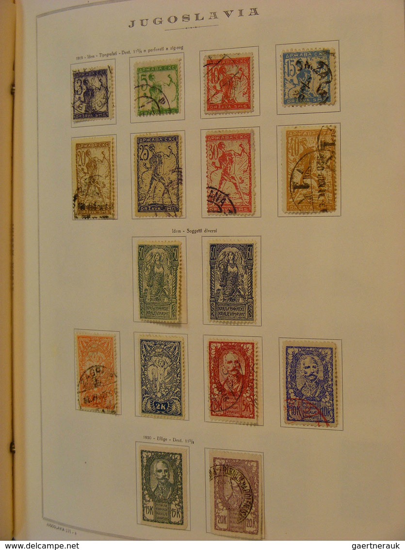 Jugoslawien: 1866/1957: Neat mint & used collection of Yugoslavia in one album starting with section