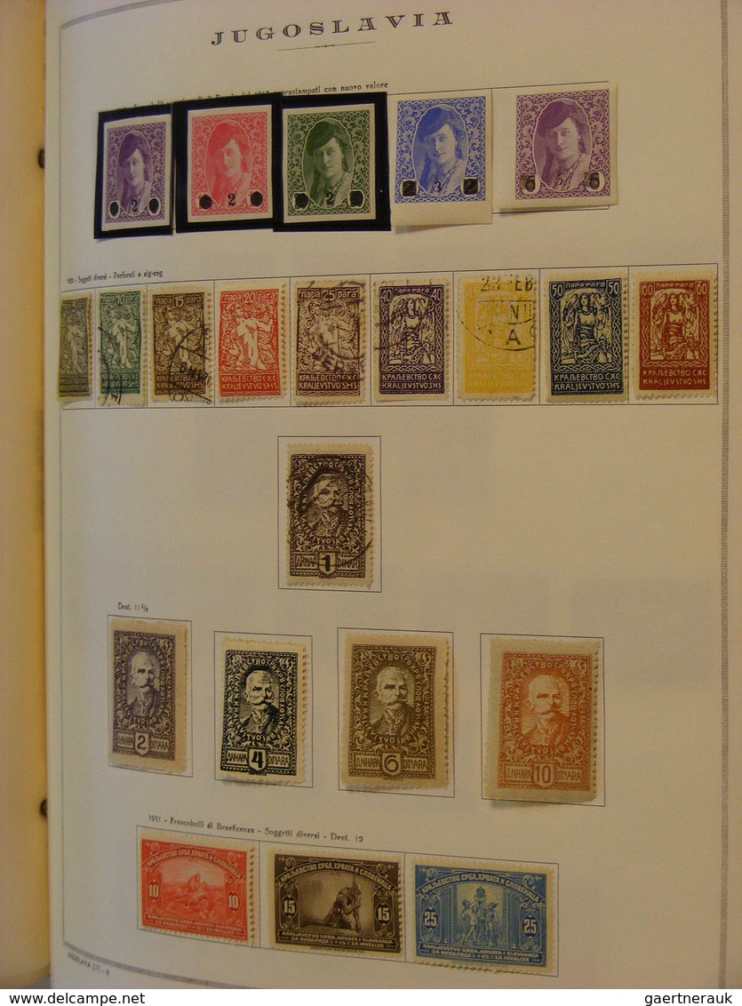 Jugoslawien: 1866/1957: Neat mint & used collection of Yugoslavia in one album starting with section