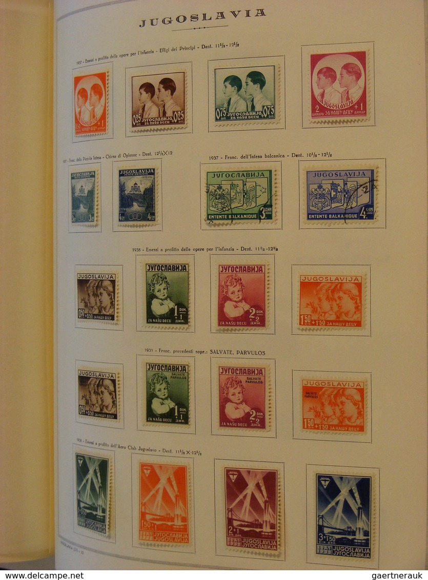 Jugoslawien: 1866/1957: Neat mint & used collection of Yugoslavia in one album starting with section