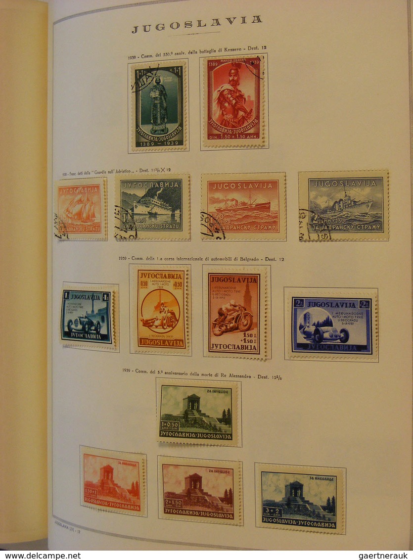 Jugoslawien: 1866/1957: Neat mint & used collection of Yugoslavia in one album starting with section